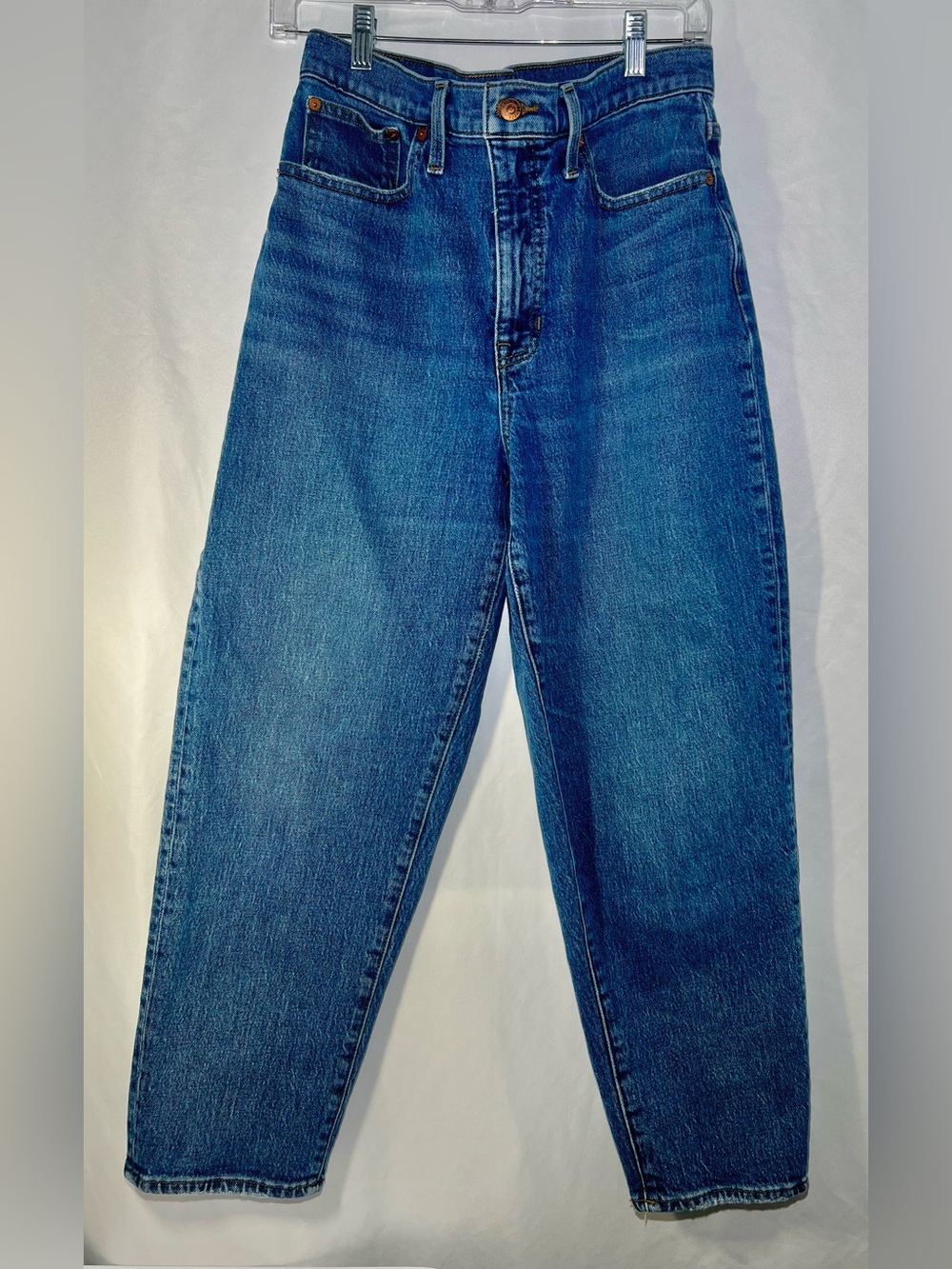 Madewell High-Rise Balloon Jeans in Medium Wash Size 29